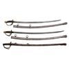 Image 1 : THREE CONFEDERATE CAVALRY SABERS.