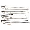 Image 1 : COLLECTION OF FOUR FINE US 1902 OFFICER'S SWORDS.