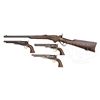 Image 2 : DEALER'S GROUP OF FOUR CIVIL WAR ARMS.