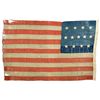 Image 2 : 13 STAR AMERICAN FLAG CIRCA 1850.
