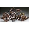Image 2 : LARGE GROUP OF 97 DECORATIVE CANNON MODELS.
