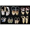 Image 2 : FABULOUS LOT OF NATIVE AMERICAN BEAD DECORATED MOCCASINS
