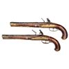 Image 2 : HISTORICALLY IMPORTANT MATCHED PAIR OF FLINTLOCK PISTOLS SIGNED BY H. ALBRIGHT THAT BELONGED TO COL.