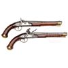 Image 1 : MATCHED PAIR OF PISTOLS OF THE FAMOUS YORK GUNSMITH J. LOWMASTER.