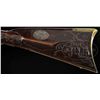 Image 7 : SUPERB RELIEF CARVED FLINTLOCK JOHN ARMSTRONG KENTUCKY RIFLE, BELIEVED TO BE THE EARLIEST KNOWN.