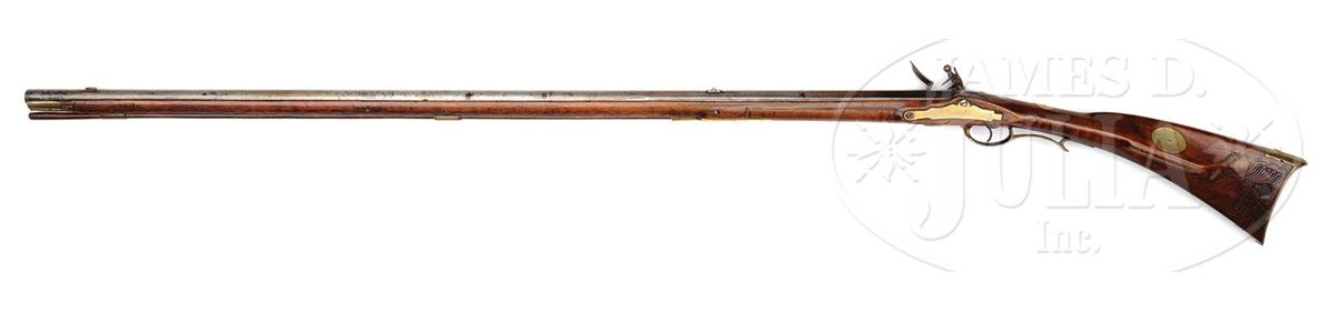 KUTZTOWN “PENNSYLVANIA DUTCH” CARVED PETER ANSTAT RIFLE.