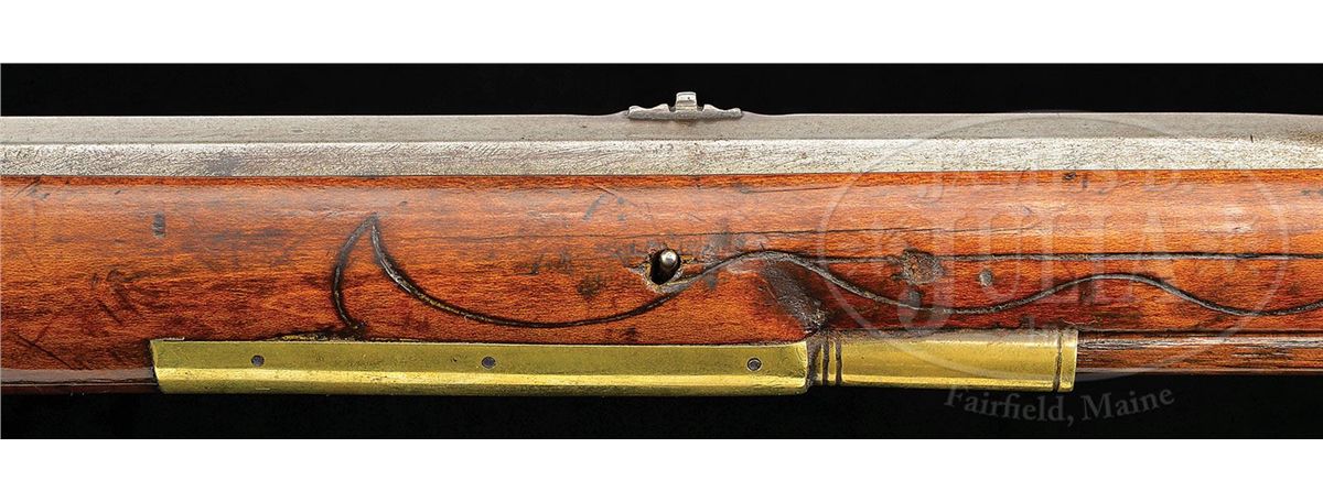 KUTZTOWN “PENNSYLVANIA DUTCH” CARVED PETER ANSTAT RIFLE.