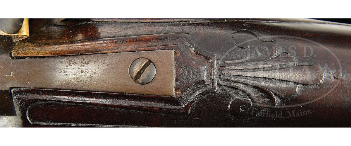 RARE CONTEMPORARY PRE-REVOLUTIONARY WAR LONG RIFLE BY MASTER GUNSMITH ...