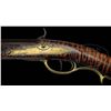 Image 4 : ATTRACTIVE PERCUSSION KENTUCKY RIFLE BY SOMERSET COUNTY GUNSMITH DANIEL BORDER.