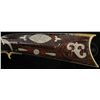 Image 4 : HIGHLY INLAID HUNTINGDON COUNTY PERCUSSION RIFLE BY DOUGLAS.