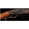 Image 4 : EARLY SNYDER COUNTY MULE EAR RIFLE BY SAMUEL BAUM.