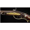 Image 6 : WONDERFUL HIGHLY DECORATED PERCUSSION RIFLE BY HUNTINGDON COUNTY MAJOR GUNSMITH ANDREW KOPP.