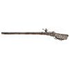 Image 2 : VERY FINE AND RARE GERMAN WHEEL LOCK SPORTING RIFLE DATED 1654.