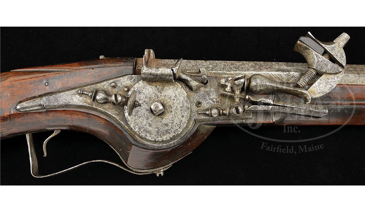 VERY RARE FRENCH WHEEL LOCK MILITARY MUSKET CIRCA 1610.