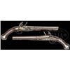 Image 9 : VERY FINE PAIR OF SILVER MOUNTED GOLD DECORATED OTTOMAN FLINTLOCK PISTOLS, CIRCA 1790.