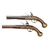 Image 2 : ATTRACTIVE PAIR OF NORTHERN ITALIAN FLINTLOCK PISTOLS BY F.B. BARREL SIGNED LAZARIN (LAZARO LAZARINO