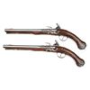 Image 2 : PAIR OF CONTINENTAL FLINTLOCK HOLSTER PISTOLS, CIRCA 1730.