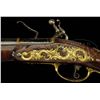 Image 4 : GOOD GILT BRASS MOUNTED PAIR OF ITALIAN FLINTLOCK HOLSTER PISTOLS BY PIETRO BONAFINO CIRCA 1730.