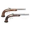 Image 8 : GOOD PAIR OF FRENCH RIFLE TARGET PISTOLS BY CHARLES GAUTIER OF PARIS, CIRCA 1870.