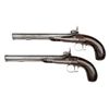 Image 2 : UNIQUE ELABORATELY CASED PAIR OF PERCUSSION RIFLED BELT PISTOLS BY DEVISME OF PARIS CIRCA 1845.