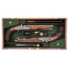 Image 1 : CASED PAIR OF WESTLEY RICHARDS PERCUSSION OFFICERS PISTOLS.