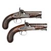 Image 3 : VERY FINE CASED PAIR OF WESTLEY RICHARDS PERCUSSION LARGE BORE POCKET PISTOLS.