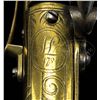 Image 3 : BRASS SCOTTISH ALL METAL FLINT PISTOL SIGNED T. MURDOCH.