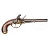 Image 1 : MODEL 1799 NORTH & CHENEY FIRST MODEL FLINTLOCK PISTOL.