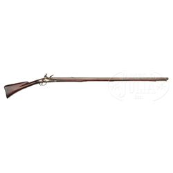 EARLY AMERICAN S. MILLER BUCK AND BALL OFFICER'S FUSIL.