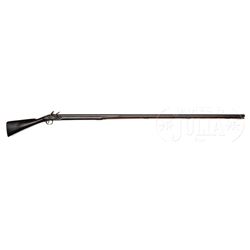 LONG BARRELED FLINTLOCK ENGLISH FOWLER.
