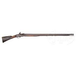 SURCHARGED AMERICAN STOCKED MUSKET CIRCA 1778-1785.