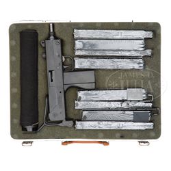 **COBRAY M11 9MM AS MADE BY SWD INC, WITH REGISTERED SWD M11 SUPPRESSOR (FULLY TRANS).