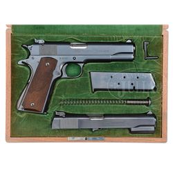 *VERY RARE COLT PRE-WWII SERVICE MODEL ACE SEMI-AUTO PISTOL AND EXTREMELY RARE ORIGINAL 45 ACP CONVE