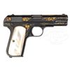 Image 1 : *SCARCE, CUSTOM ENGRAVED VERY EARLY COLT MODEL 1908 SEMI-AUTO PISTOL.