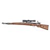 Image 2 : *MAUSER K98 BCD 4 SNIPER RIFLE 8MM WITH LONG RAIL SCOPE & CAN.