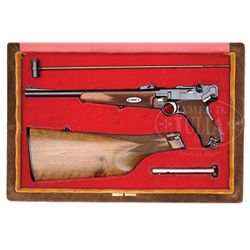 *CASED 1902 AMERICAN EAGLE LUGER CARBINE.