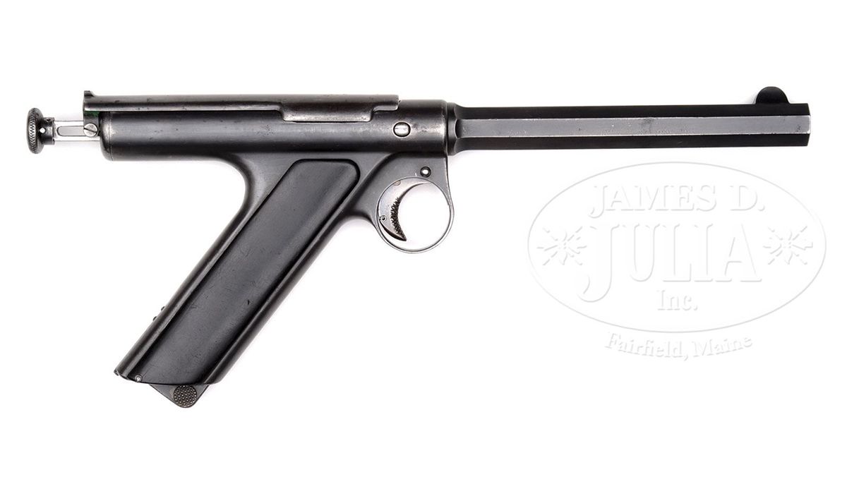 SUPER RARE M1897 SILVERMAN-MAXIM PROTOTYPE PISTOL.