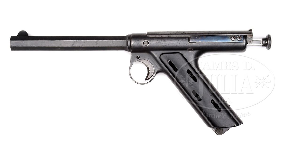 SUPER RARE M1897 SILVERMAN-MAXIM PROTOTYPE PISTOL.