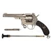 Image 2 : EXTREMELY RARE CASED PRESENTATION MAUSER MODEL 1878 ZIGZAG SINGLE ACTION REVOLVER.