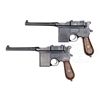 Image 3 : *× IMPORTANT CONSECUTIVE SN PAIR OF RARE MAUSER OF M711 PISTOLS OF BRAZILIAN POLICE CHIEF FILINTO MU