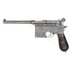 Image 1 : *× MAUSER C96 LARGE RING HAMMER EXPERIMENTAL PISTOL WITH FIXED REAR SIGHT, MARKED SERIAL NUMBER “E”.