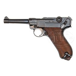 *× UNIT MARKED 1913 DWM LUGER.