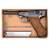 Image 1 : *× OUTSTANDING STOEGER BOXED 1923 SAFE & LOADED COMMERCIAL LUGER.