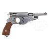 Image 1 : BERGMANN M1896, NUMBER 3, OCTAGONAL CHAMBER, PRESENTATION WITH SPECIAL TRIGGER AND GRIPS.