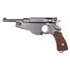 Image 2 : BERGMANN M1896, NUMBER 3, OCTAGONAL CHAMBER, PRESENTATION WITH SPECIAL TRIGGER AND GRIPS.