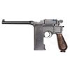 Image 1 : RARE MAUSER C96 20-SHOT CONEHAMMER WITH NON-REINFORCED BARREL EXTENSION.