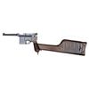 Image 1 : MAUSER C96 CONEHAMMER WITH FIXED SIGHT AND MATCHING STOCK.