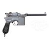 Image 2 : *MAUSER C96 WITH SMALL RING HAMMER, LONG EXTRACTOR, CHERUB GRIPS, AND MATCHING STOCK.