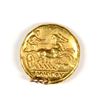 Image 2 : ANCIENT GREEK GOLD 356 - 366 BC PHILLIP II OF MACEDON AU/UNC HOLED WITH 18K LOOP