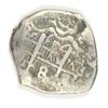 Image 2 : 1749 PERU 8 REAL COB POTOSI MINT ALMOST NEVER SEEN WITH A DATE